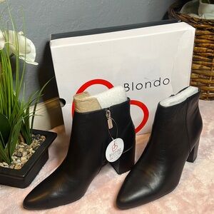Blondo black leather boots
